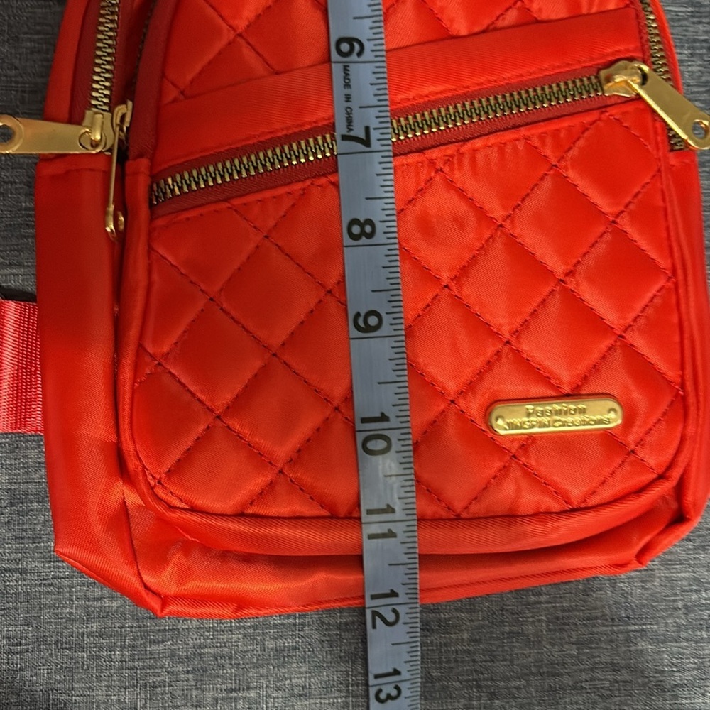 Nip Solid Color Quilted Adjustable Strap Crossbod… - image 3